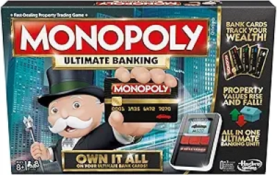 Hasbro Monopoly Ultimate Banking Edition - Electronic Board Game with Tap Technology