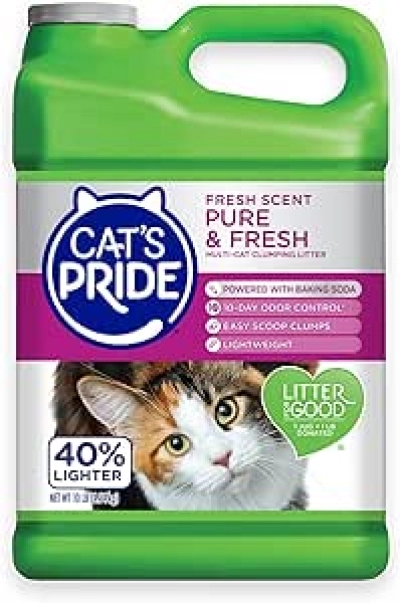 Cat's Pride Premium Lightweight Clumping Litter - 10 Days Odor Control