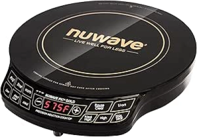 NuWave Gold Precision Induction Cooktop - Portable 8" Coil, 575°F Max