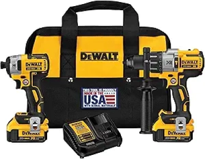 DEWALT 20V MAX Hammer Drill & Impact Driver Combo Kit with 4.0Ah Batteries