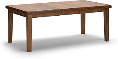 Signature Design by Ashley Ralene 42" Brown Dining Table with Butterfly Leaf Extension