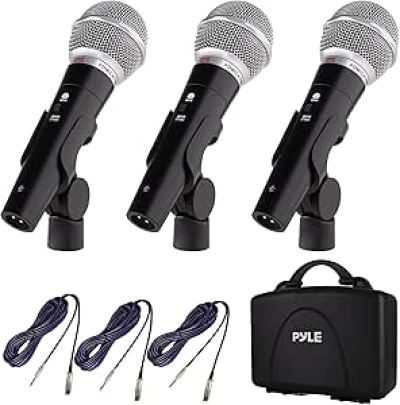 Professional Dynamic Cardioid Microphone Kit with XLR Cable & Hard Case