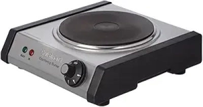 Cuisinart CB-30P1 Cast Iron Single Burner Cooktop - 1300W Portable Electric Hot Plate