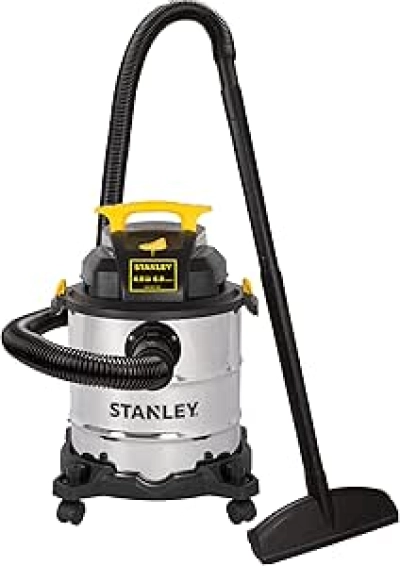 Stanley SL18116 6 Gallon Wet/Dry Vacuum - 4 HP Stainless Steel Tank