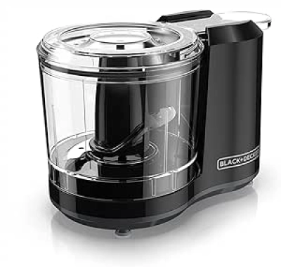 BLACK+DECKER 1.5-Cup Electric Food Chopper with 150W Motor & Stay-Sharp Blades