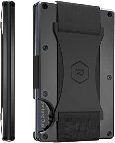 Ridge Wallet for Men - RFID Protected Slim Minimalist Front Pocket Wallet