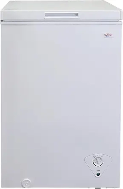 Koolatron 3.5 Cu Ft Chest Freezer - Compact Deep Freezer for Home & Garage