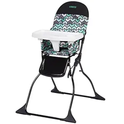 Cosco Kids Foldable High Chair - Portable, Lightweight & Easy to Clean