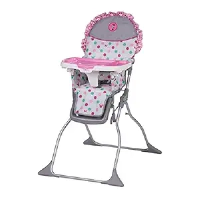 Disney Baby Minnie Dot Simple Fold Plus High Chair - Compact & Portable
