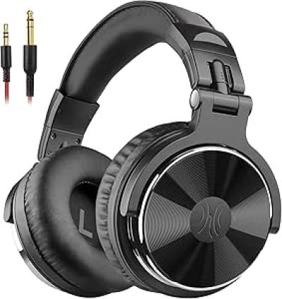 OneOdio Pro-10 Wired Studio Monitor Headphones - 50mm Drivers DJ Mixing Headsets