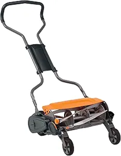 Fiskars 18 inch Manual Push Reel Mower - Eco-Friendly Lawn Care