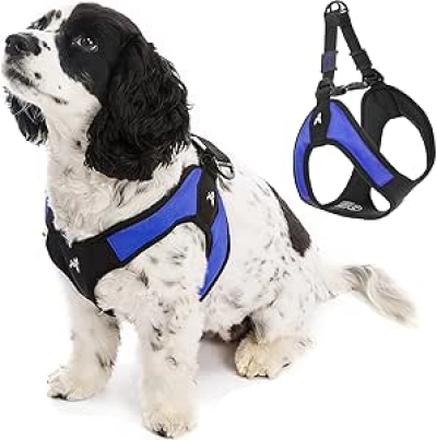 Gooby Escape Free X-Small Dog Harness - No Pull Step-In Harness for Small Dogs