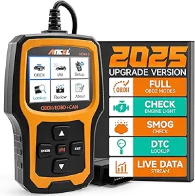 ANCEL AD410 OBD2 Scanner - Check Engine Light Code Reader for All 1996+ Vehicles