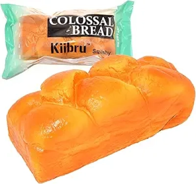 KIIBRU Squishy English Bread 7.9" Colossal Slow Rising Scented Toy