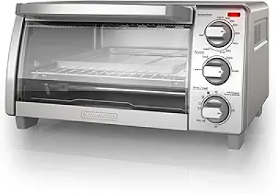 BLACK+DECKER 4-Slice Toaster Oven TO1760SS - Convection, Stainless Steel