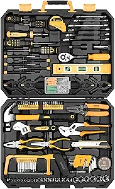 DEKOPRO 228 Piece Socket Wrench Tool Set - Professional Auto Repair Kit with Toolbox
