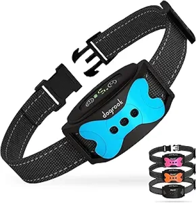 DogRook Smart Dog Bark Collar - No Shock Training Collar for All Sizes (12-110 lbs)