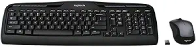 Logitech MK335 Wireless Keyboard and Mouse Combo - Quiet Keys, 24-Month Battery