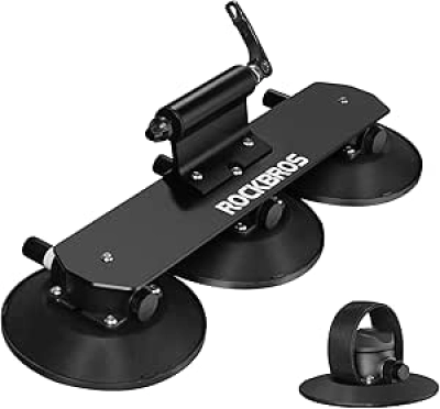ROCKBROS Suction Cup Bike Rack for Car Roof - Universal Quick Release Carrier