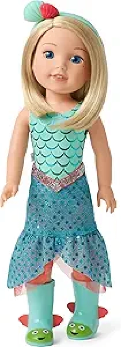 American Girl WellieWishers Camille 14.5-inch Doll with Mermaid Outfit
