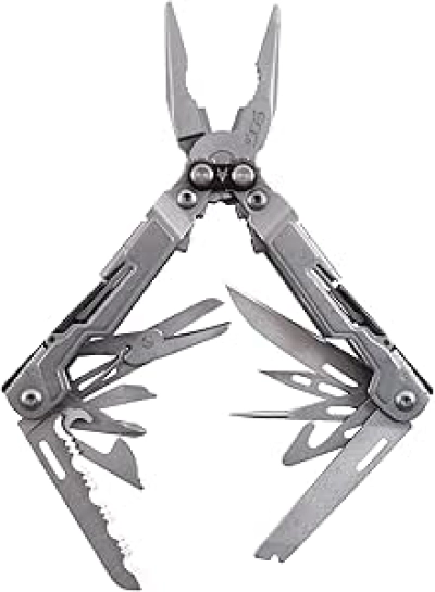 SOG PowerPint Mini Multi-Tool | 18-in-1 Compact Stainless Steel EDC Pliers Pocket Knife