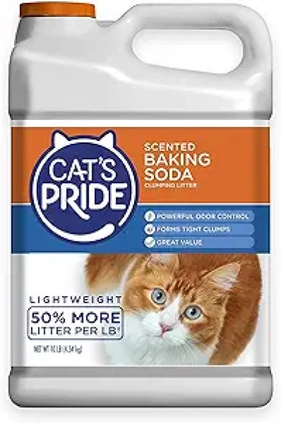 Cat's Pride Lightweight Clumping Litter with Baking Soda - 10 lbs