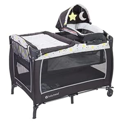 Baby Trend Lil' Snooze Deluxe II Nursery Center with Canopy & Changing Table