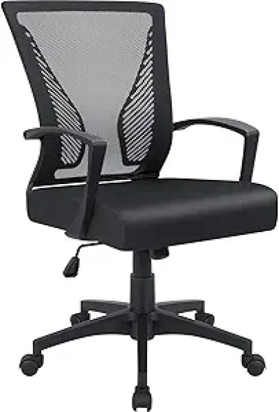 Furmax Ergonomic Office Chair - Mesh Mid Back Computer Desk Chair with Lumbar Support