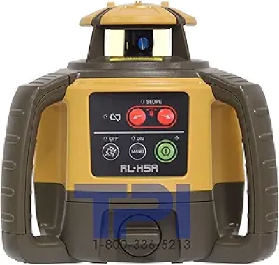 Topcon RL-H5A Self-Leveling Rotary Laser 800m Range | IP66 Construction Laser Kit