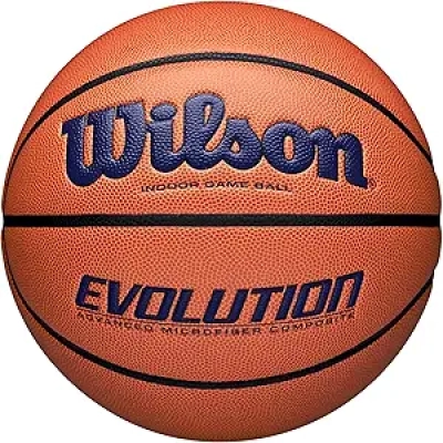 Wilson Evolution Indoor Basketball - Official NFHS Approved Game Ball