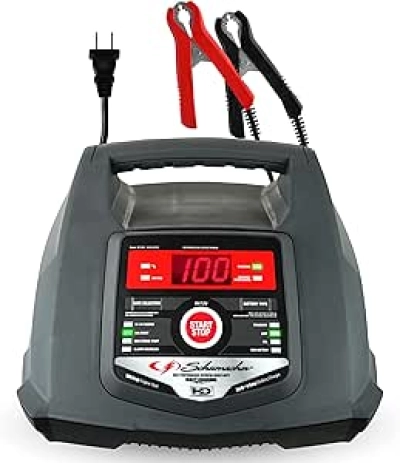 Schumacher SC1281 6A/100A Battery Charger & Engine Starter - 5-in-1 Solution for All Vehicles