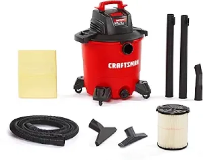 CRAFTSMAN 9 Gallon Wet Dry Shop Vacuum 4.25 HP - Portable Garage Vac with Blower