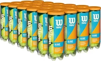 Wilson Prime All Court Tennis Balls - 24 Cans (72 Balls)