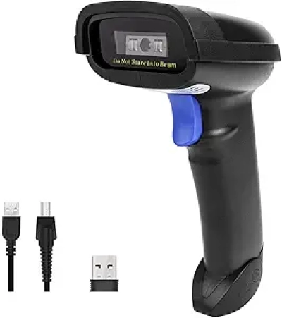 NETUM Bluetooth Barcode Scanner NT-1228BC | Wireless & Wired | iPhone, Android, PC Compatible