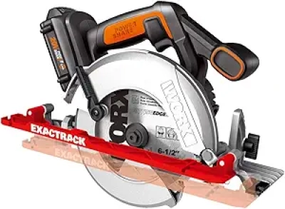 Worx WX530L 20V Cordless Circular Saw with ExacTrack - 6.5" Compact Power Tool