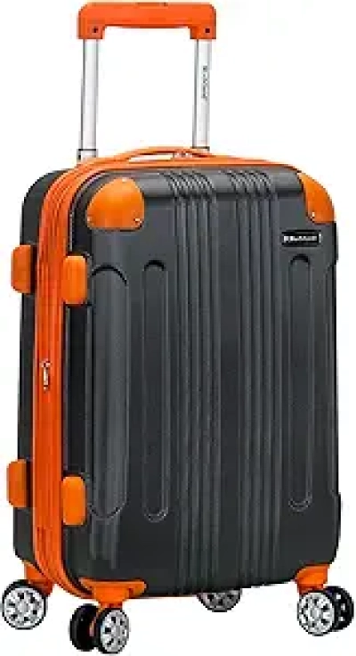 Rockland London Hardside Spinner Carry-On Luggage 20-Inch | Lightweight ABS