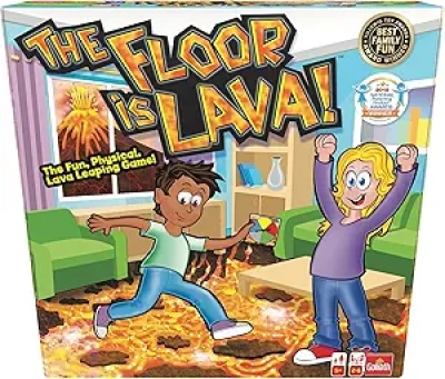 Floor is Lava Game - Active Family Board Game for Kids & Adults