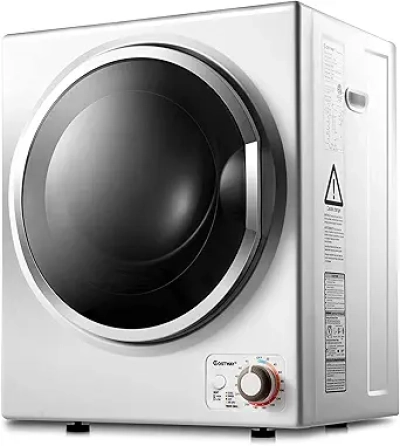 COSTWAY Compact Electric Portable Clothes Dryer 110V - 10 lbs Capacity with 4 Drying Modes