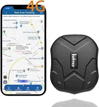 4G GPS Tracker for Vehicles - Real-Time Magnetic Car Tracking Device with Geo-Fence