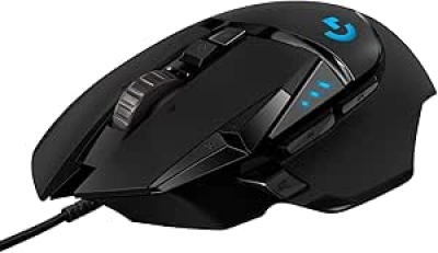 Logitech G502 HERO Gaming Mouse - 25K DPI, RGB, Customizable Weights | Pro Gaming