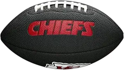 Wilson NFL Soft Touch Mini Football - Black Chiefs