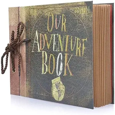 DIY Scrapbook Photo Album - Our Adventure Book for Travel & Memories