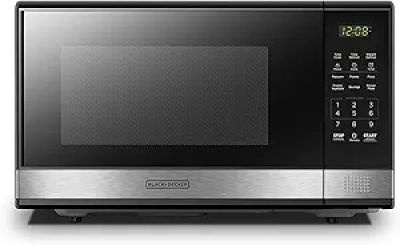 BLACK+DECKER 1.1 Cu.ft Digital Microwave Oven 1000W with Child Lock & Turntable