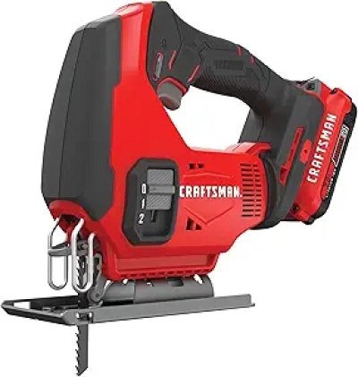 CRAFTSMAN V20 Cordless Jig Saw Kit - 2,500 SPM with Battery & Charger