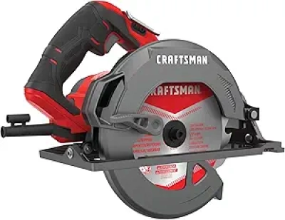 CRAFTSMAN 7-1/4 inch Circular Saw 15 Amp Corded CMES510 | Fast Cutting Power