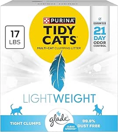 Purina Tidy Cats Lightweight Clumping Cat Litter - 17 lb Multi-Cat Formula
