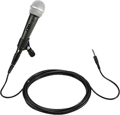 Amazon Basics Dynamic Microphone | Professional Vocal Mic for Karaoke & Podcasting