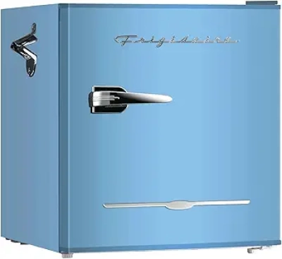 Frigidaire EFR176 1.6 cu. ft. Retro Bar Fridge with Side Bottle Opener - Blue