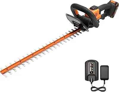 WORX WG261 22" Cordless Hedge Trimmer - 20V Battery & Charger Included