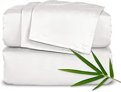 King Bamboo Sheets 100% Organic Viscose - Cooling, Soft & Breathable Bed Sheet Set